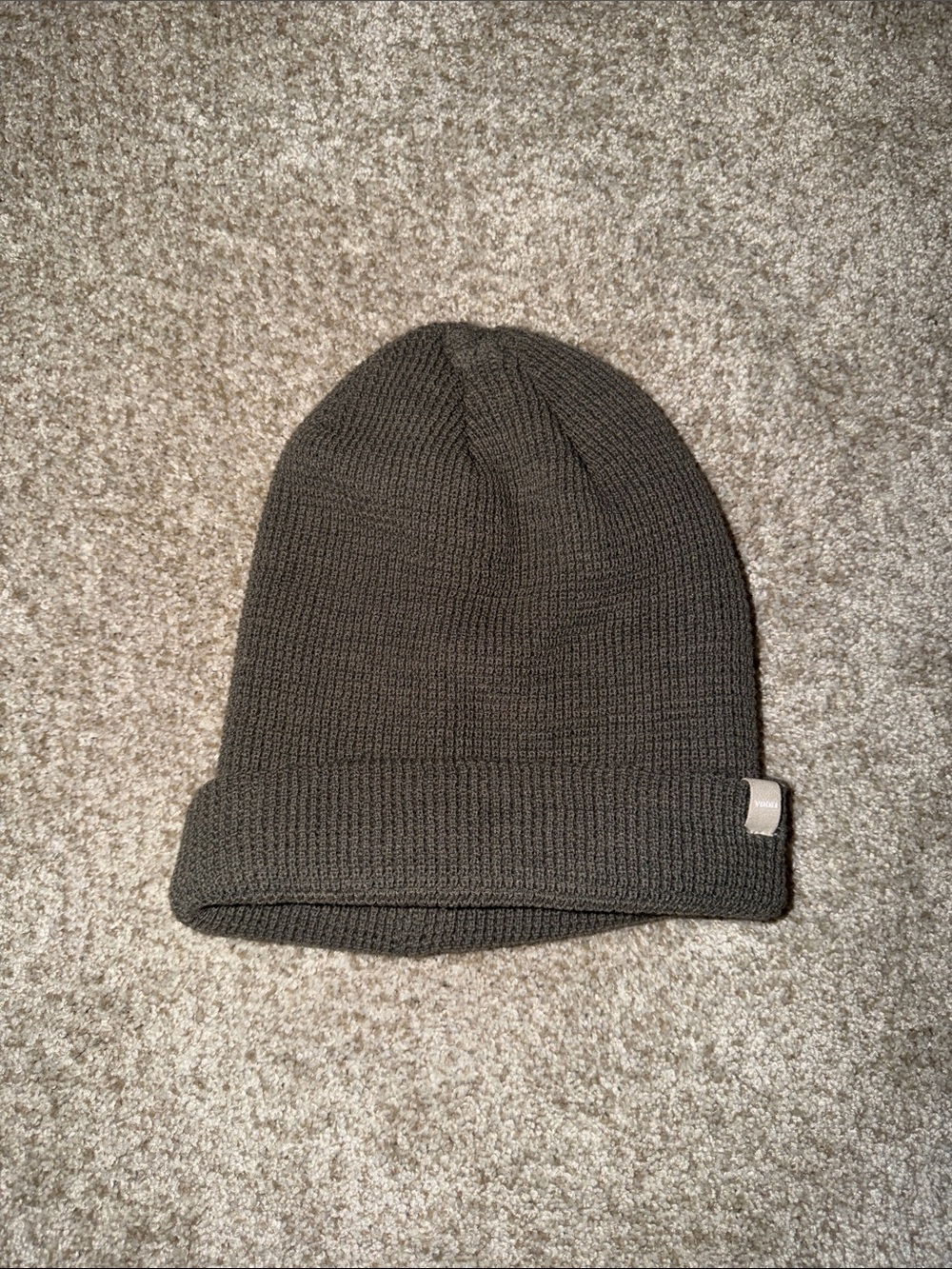 Vuori Alpine Waffle Knit Beanie One Size Gray Excellent Condition